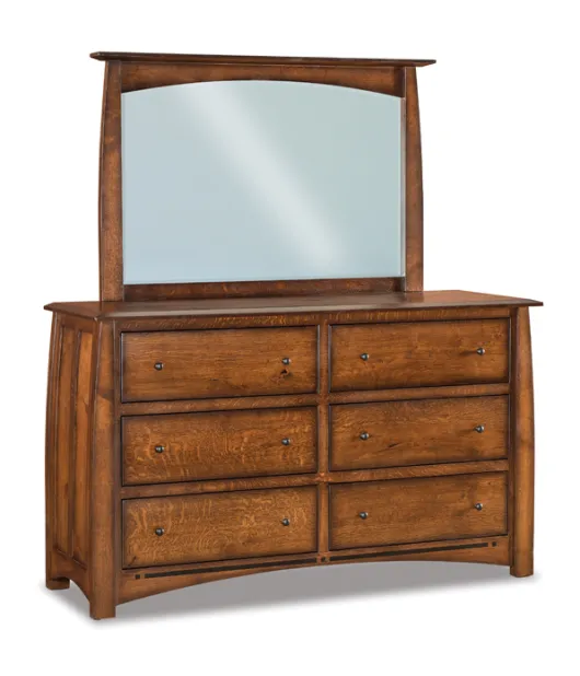 Boulder Creek 67" 6 Drawer Dresser