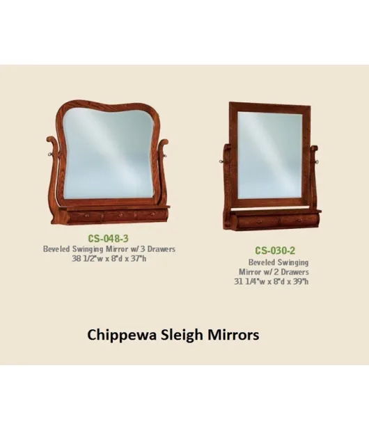 Chippewa Sleigh 4 Drawer Dresser