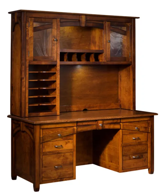 Kensing Wall Desk with Hutch