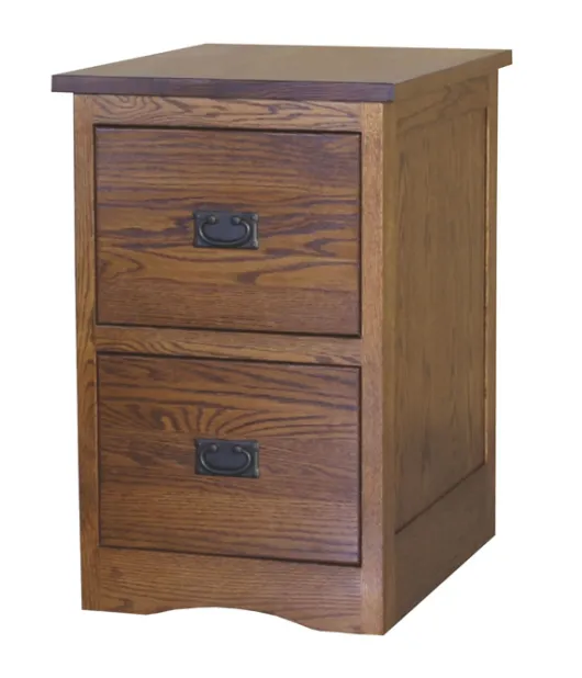 Mission File Cabinet w/ Flush Flat Front