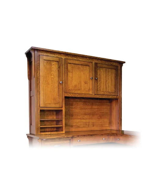 Boston Corner Desk with Hutch B