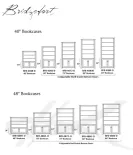 Bridgefort Mission Bookcase with Bottom Doors