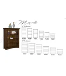 Maysville Open Bookcase