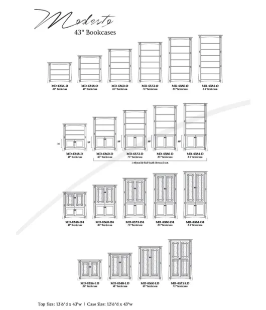 LN Modesto Bookcase