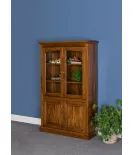 Siloam Bookcase with Top & Bottom Doors