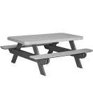 6' Poly Vinyl Rectangular Picnic Table