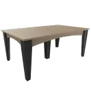 Island Poly Vinyl Rectangular Dining Table