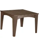 Island Poly Vinyl Square Dining Table