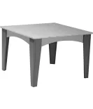 Island Poly Vinyl Square Dining Table