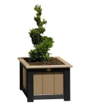 24" Poly Vinyl Planter