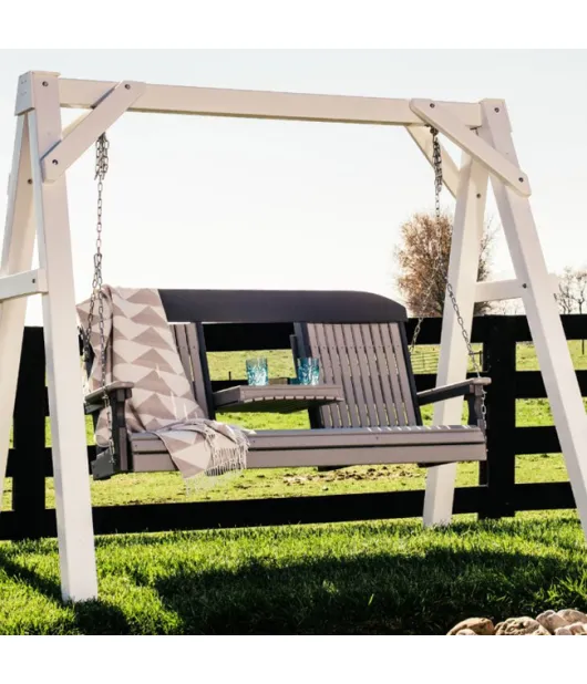 5' Classic Highback Poly Vinyl Swing