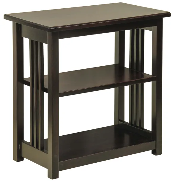 Mission Landmark End Table with 1 Fixed Shelf