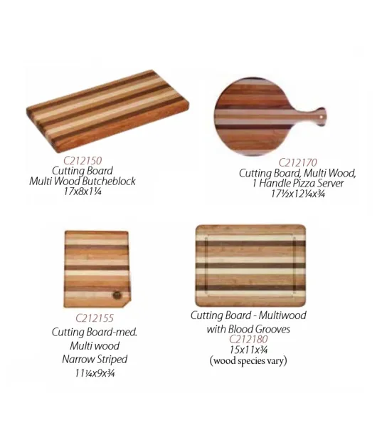 Multi Wood Cutting Boards