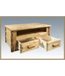 Glacier Country 2 Drawer Coffee Table