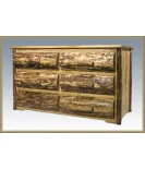 Glacier Country 6 Drawer Dresser