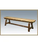 Glacier Country 72" Plank Style Bench