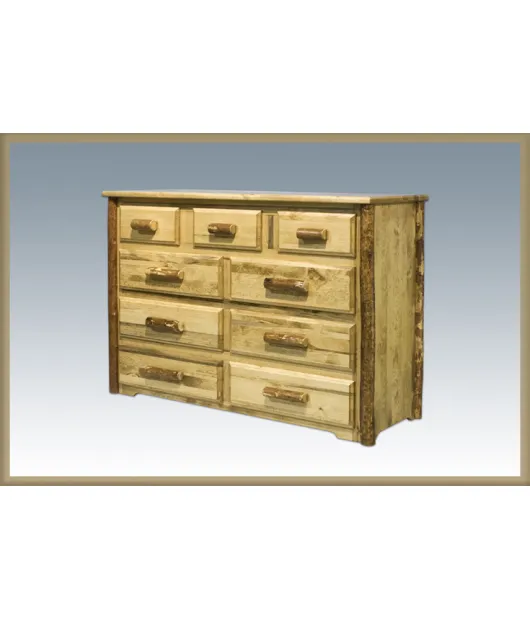 Glacier Country 9 Drawer Dresser