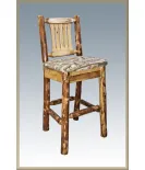 Glacier Country Bar Stool with Back