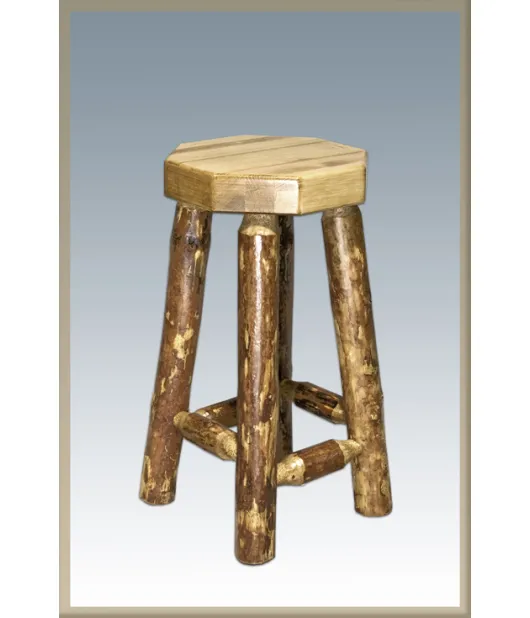 Glacier Country No Back Bar Stool