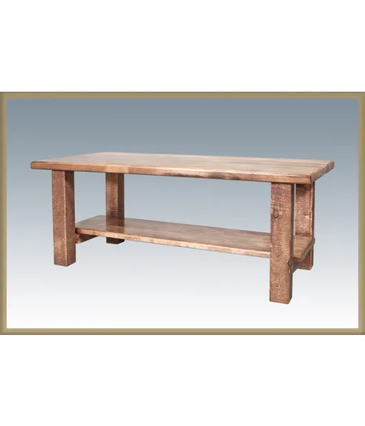 Homestead Coffee Table w/ Shelf