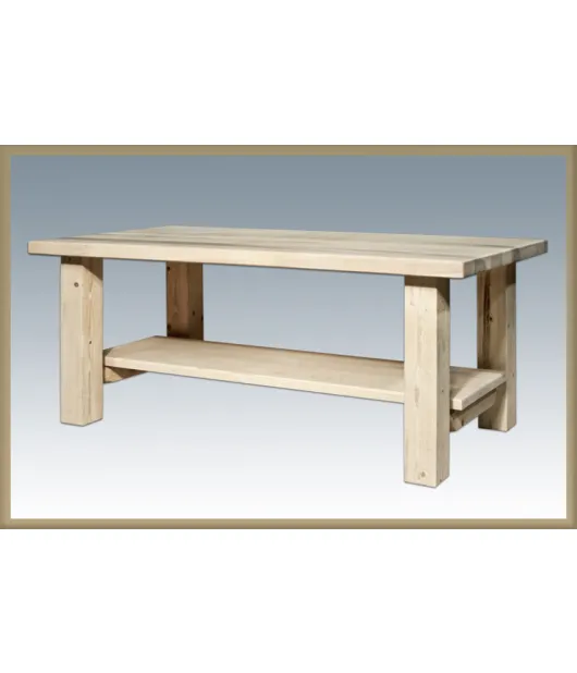 Homestead Coffee Table w/ Shelf