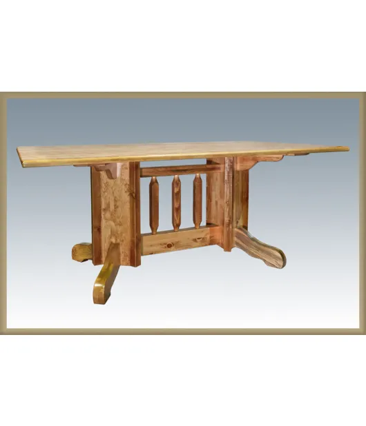 Homestead Double Pedestal Table