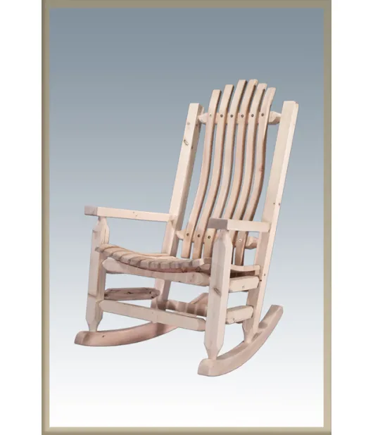 Homestead Log Rocker