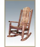 Homestead Log Rocker