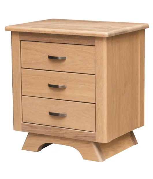 Neptune 3 Drawer Nightstand - QUICK SHIP