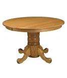 Single Pedestal 42" Round Top Dining Table