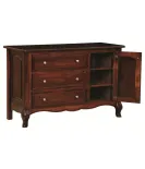 French Country 3 Drawer Dresser w/ Door