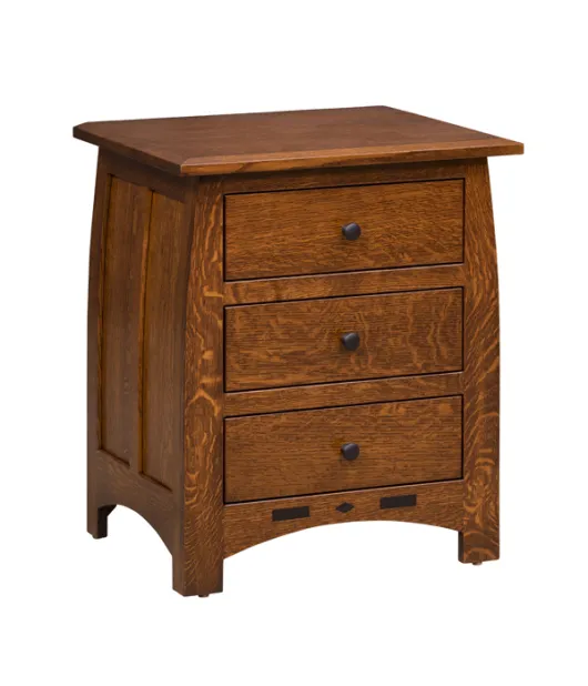 Linbergh 3 Drawer Nightstand