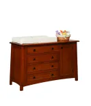 McCoy 4 Drawer Dresser with Door