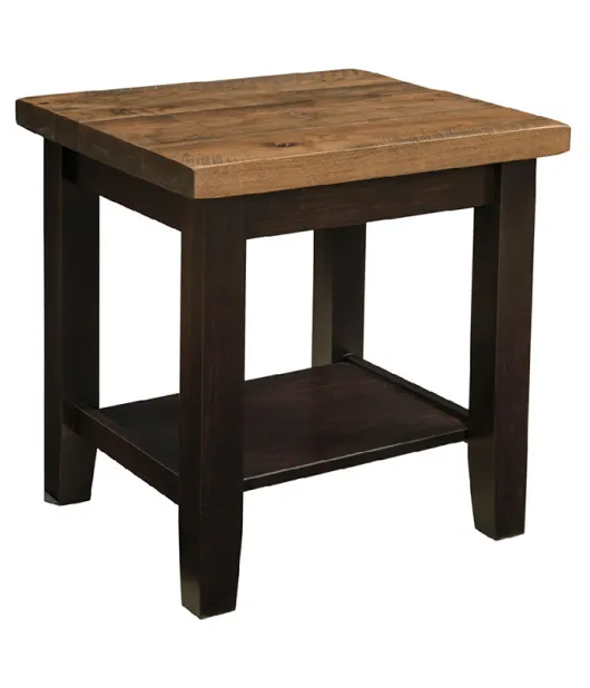 Plank Contemporary 22"w End Table