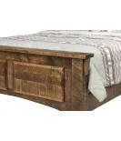 Rough Cut Maplewood 2-Panel Bed