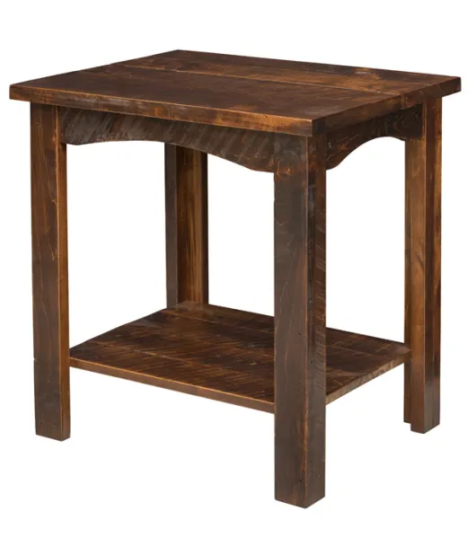 Rough Cut Maplewood End Table