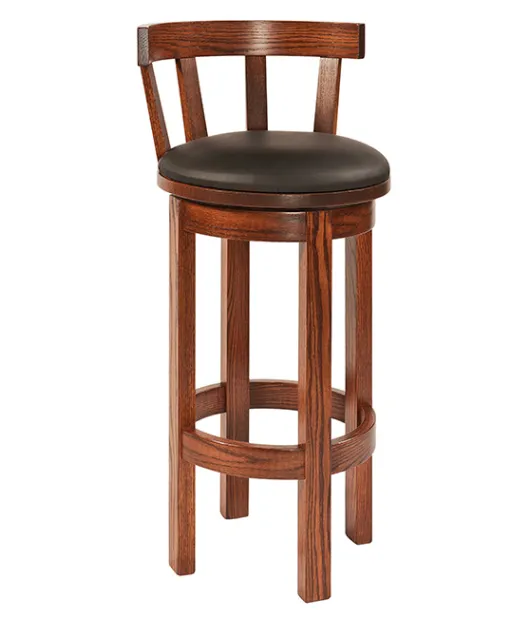 Barrel Bar Stool with Meribeth Tops