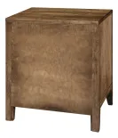 Sandalwood 3 Drawer Nightstand