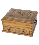 Silverware Chest with Rose Lid