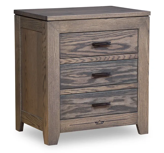 Addison 27" 3 Drawer Nightstand