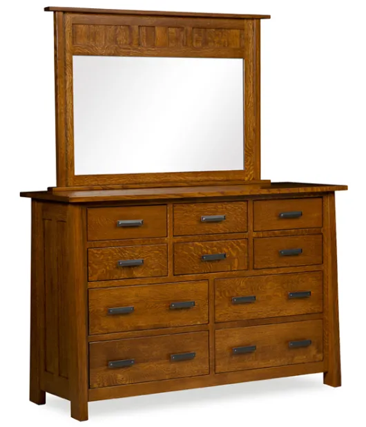 Freemont Mission 10 Drawer Dresser