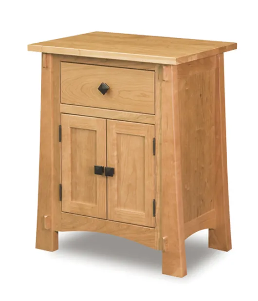 Modesto 27 & 30"  2 Door 1 Drawer Nightstand