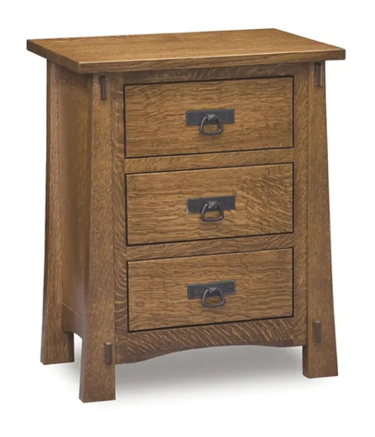 Modesto 30" 3 Drawer Nightstand