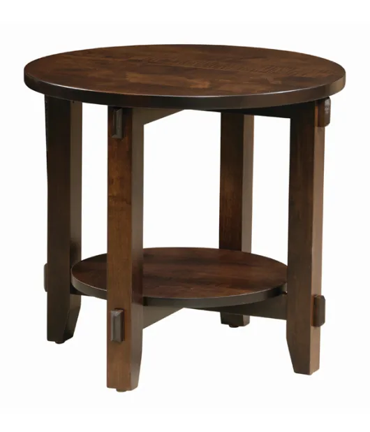 Bungalow Round End Table