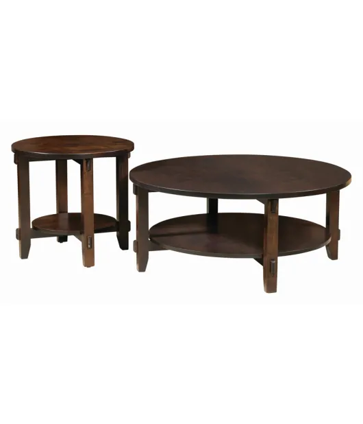 Bungalow Round End Table