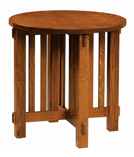 Rio Mission Round End Table